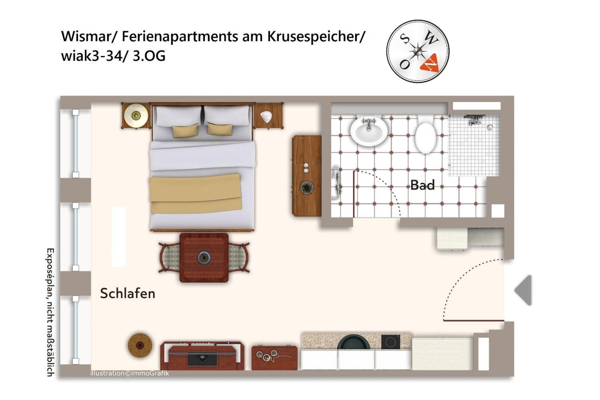 Ferienapartments Am Krusespeicher Ferienapartments Am Krusespeicher 3-34 Wismar Exterior photo